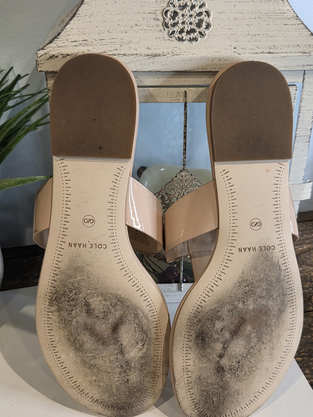 Cole Haan Women's Blush Quilted Slide Sandals - Picture 8 of 8